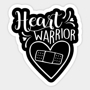 Heart Warrior Sticker